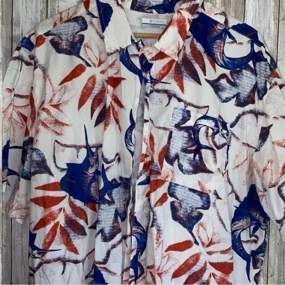 Columbia White Swordfish Button Down - Picture 3 of 5